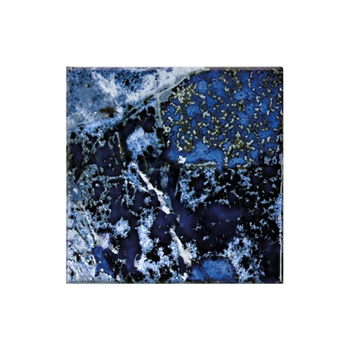 6" X 6" Volcano Glossy Tile Light Blue