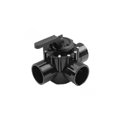 PENTAIR 3 WAY SOLAR VALVE CPVC 2in (2.5in SLIP OUTSIDE) Black