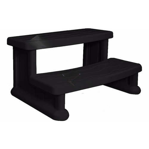 California Home Spas SSSBLK Blk Cover Valet Spa Side Step Black