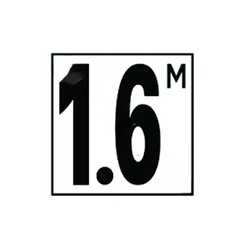 5in Smooth Metric 1.6 M Depth Marker