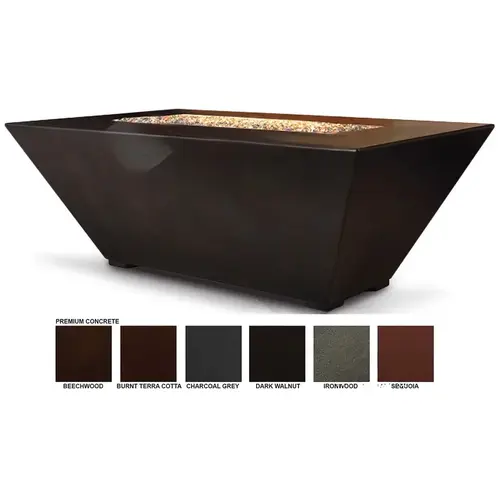 60" Sequoia Corinthian Linear Fire Pit