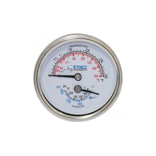 Temperature Pressure Gauge For 500k-2000k Pm Powermax Heater