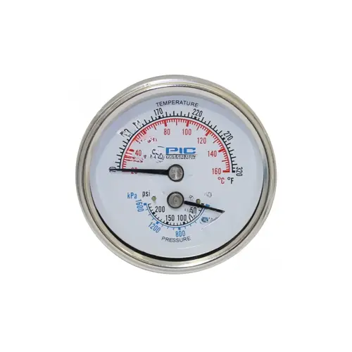 Temperature Pressure Gauge For 500k-2000k Pm Powermax Heater