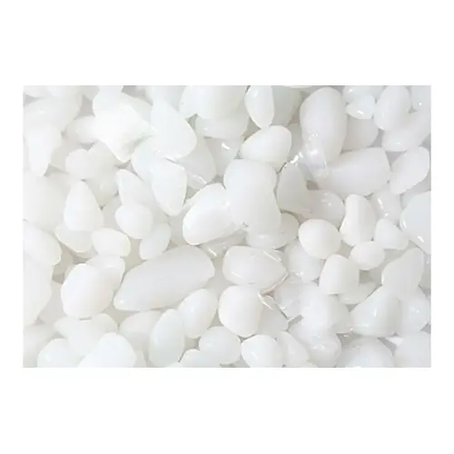 Justice Products 1009343-GB1140-2 50 Lb 2-4mm Jelly Bean Standard Glass Beads White