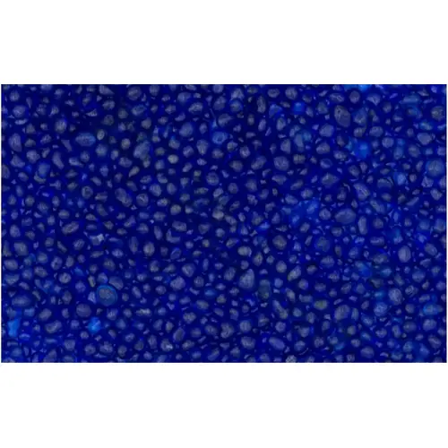 Justice Products 1009343-GB1130-2 50 Lb 2-4mm Jelly Bean Standard Glass Beads Cobalt Blue