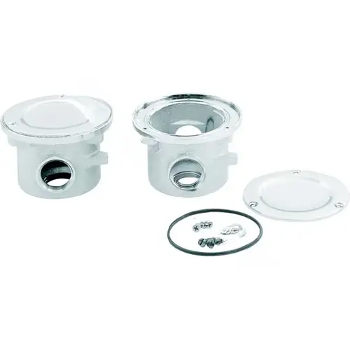 S.R. SMITH A41192-0 Flush Deck Box .75" Chrome