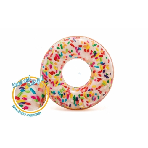 Sprinkle Donut Swim Tube 39" X 10"