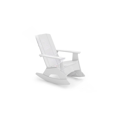 White Mainstay Adirondack Rocker