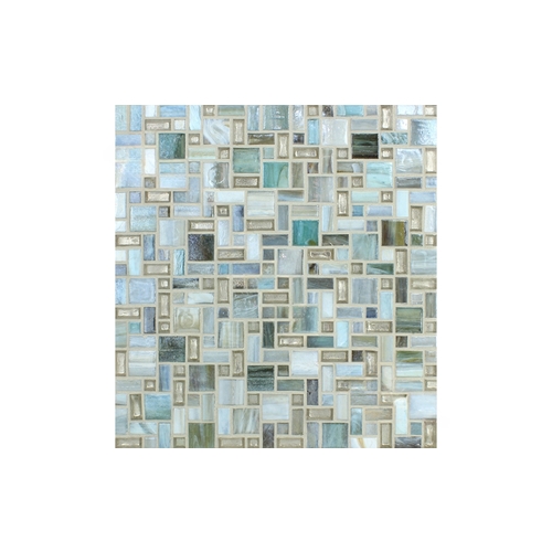 Cosmopolitan Tile Sky Blue Mosaic