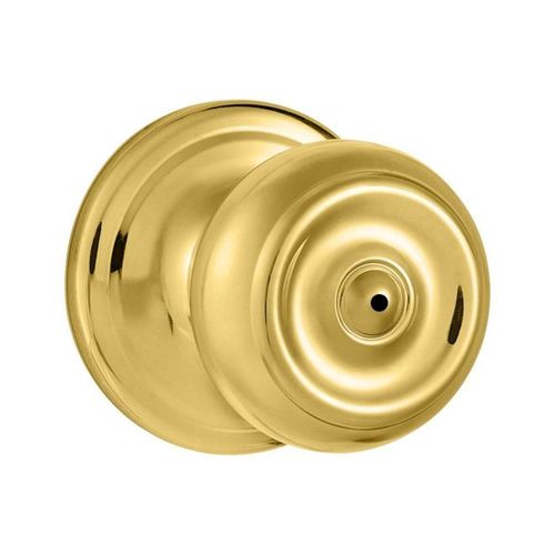 Kwikset Phoenix Privacy Door Lock with 6AL Latch and RCS Strike Bright Brass Finish