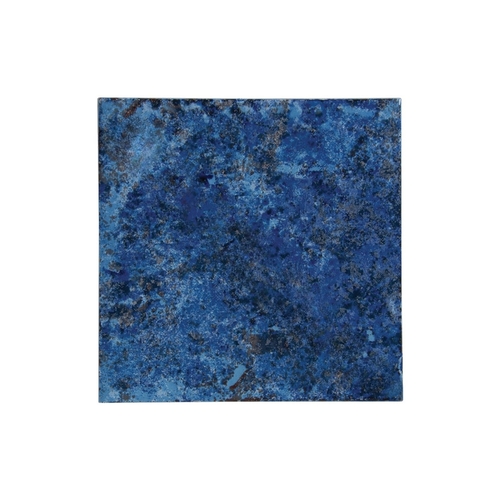 6" X 6" Oceans Glossy Single Bullnose Cobalt