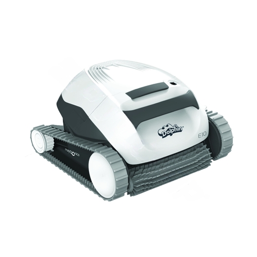 Maytronics 99996133-USF Dolphin E10 Above Ground Robotic Pool Cleaner With Upgraded Filter Gray