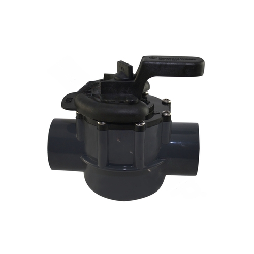 1.5"-2" 2-port Pvc Diverter Valve Black