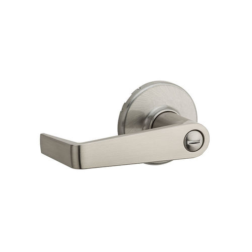 Kingston Light Commercial Privacy Door Lock with RCAL Latch and RCS Strike Satin Nickel Finish