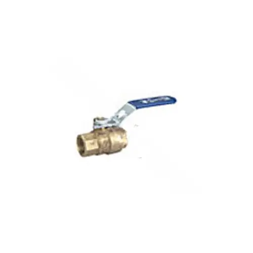 T580a 1" Threaded Ball Valve Lever Handle Brass