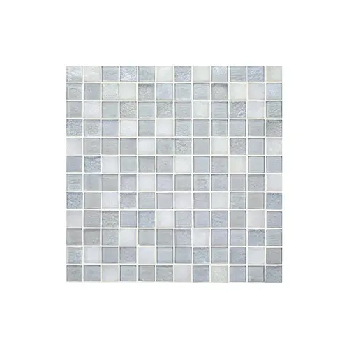 OCEANSIDE GLASSTILE PFC-SHELL Shell1x1 15sht/ Pacific Coast 1x1 Glass Tile