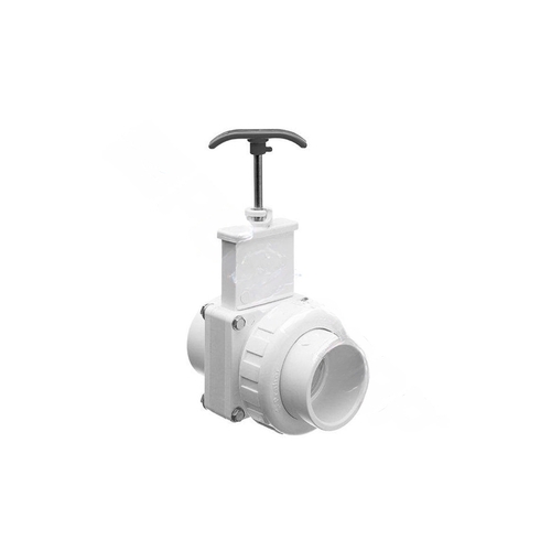 1 1/2" 150-gate Knife Gate Valve With Union White