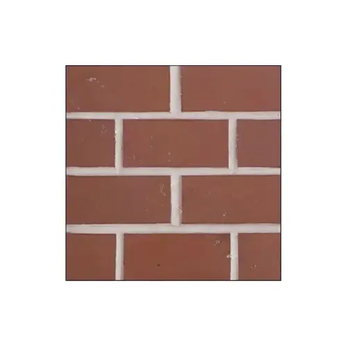 MUTUAL MATERIALS BUR3000SMI 4" X 8" X 1" Burgundy Mica Tile