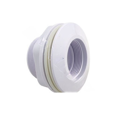 1.5" Threaded X 1.5" Socket Long Body Return Fitting For Fiberglass White