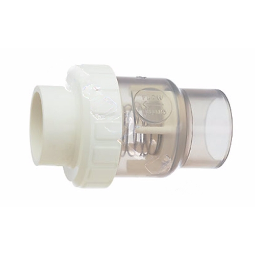 .25# Spring 2" Sxs Union Check Valve Clr Clear