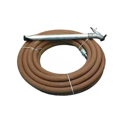 1 1/2" X 50' Tan Non-marking Plaster Hose