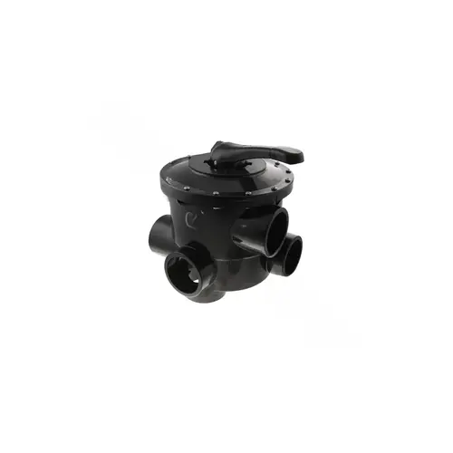 Praher SM-20-2 2" Abs Thd Ports Side Mount Multiport Valve For A De Filter Black