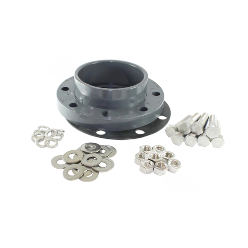 Flange Kit With Gasket And Stainless Steel Hardware 6"