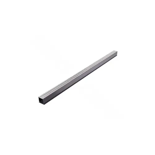 NDS 500 3-1/8" X 6' Gray Mini Channel Drain