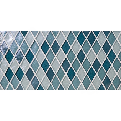 OCEANSIDE GLASSTILE MRQ-DAYDREAM BDR Marquise Collection Aqua Border Tile