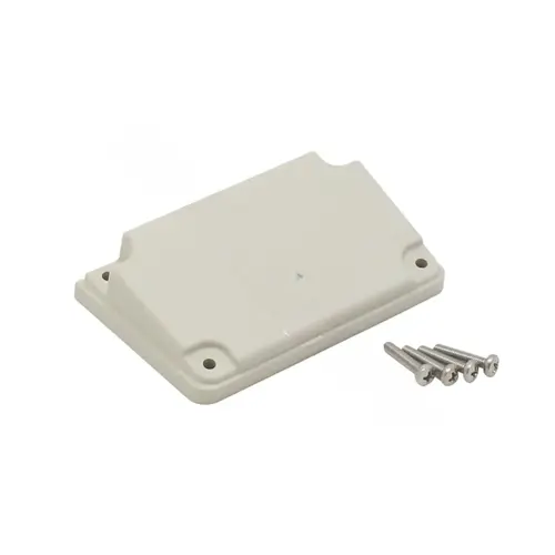 Almond Junction Box Cover With Screws And Gasket