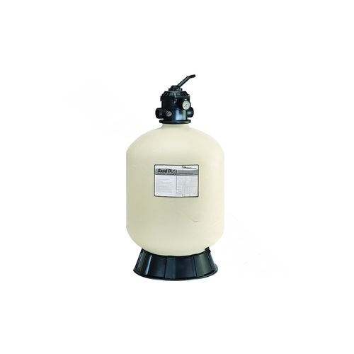 Sand Dollar 26" Sand Filter With Clear Technology, Almond, 3.5 sq. ft, 350 lbs Sand, 75 GPM, 54,000 gallons