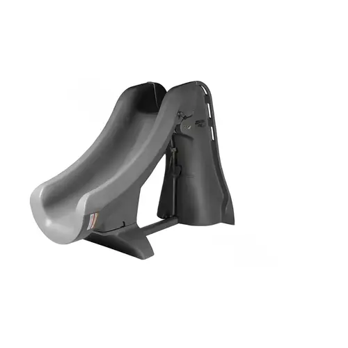 Gray Slideaway Removable In Ground Pool Slide