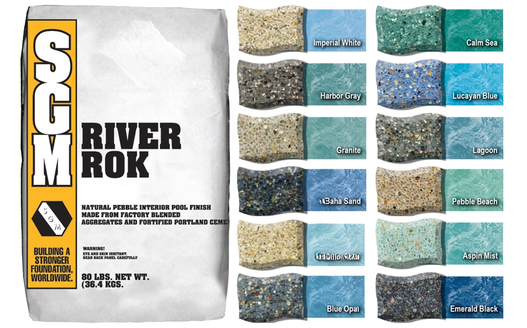 Southern Grouts & Mortars PBC386 80 Lb Lucayan Blue River Rok