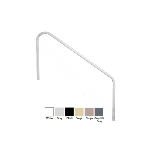 Saftron DTP-260-G 60" Gry 2-bend Deck To Pool Handrail Gray