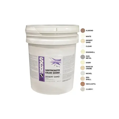 Southern Grouts & Mortars CGPDS 5 Gal Desert Sand Southcrete Color Guard Concrete Stain/sealer