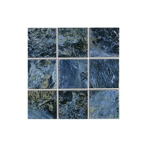 2" X 2" Oxford Glossy Tile Blue