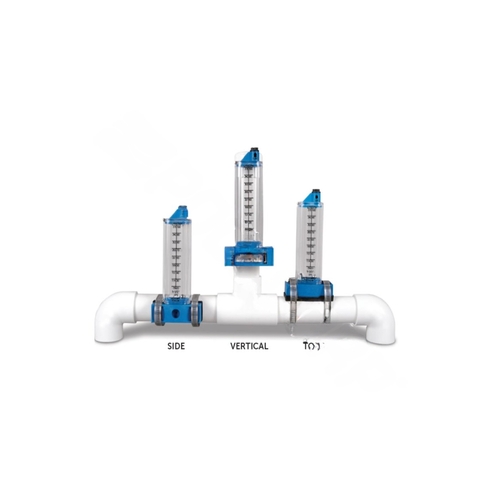 Rola-Chem 570351T 2" Pvc 40-140gpm Top Mount Flowmeter Galvanized