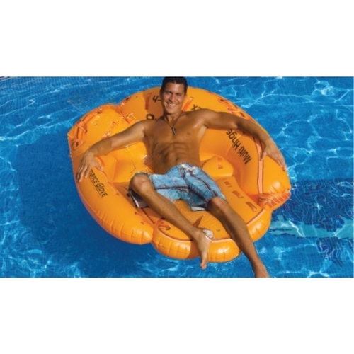 Swimline 90844 Pool Float Orange Vinyl Inflatable Baseball Glove Orange