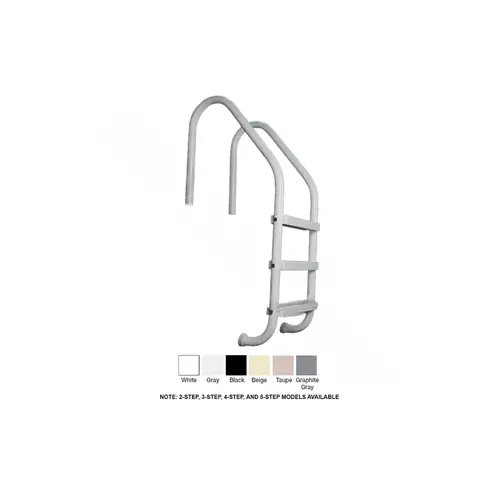 Saftron P-324-L3-B 24" X 53" Beige 3-step Residential Ladder