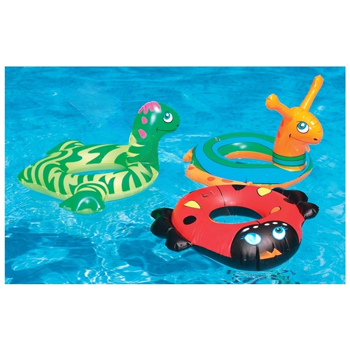 Swimline 9025 Animal Head Swim Rings Assorted 24"