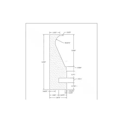 8' Capstone Form W/ Tie Wire & White Tile Strip - pack of 14