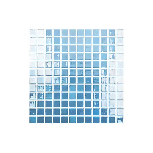 1" X 1" Fire Glass Dark Blue Fg Glow In The Dark Pool Tile