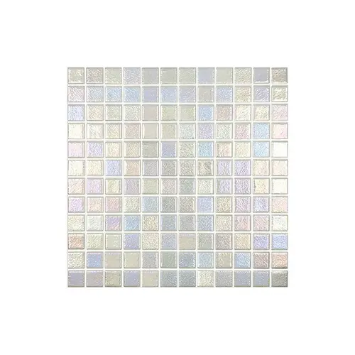 Anti-slip Shell Collection Glass Tile Steel 557 1.075 Sqft 20 Sheets Per Case