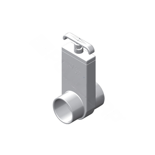 Slice Valve 2.5"s X 2.5"s White