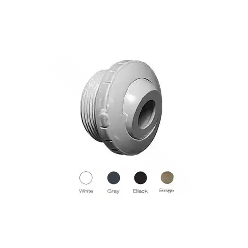 1-1/2" Mpt Beige Threaded Eyeball Fitting With 3/4" Eyeball Opening