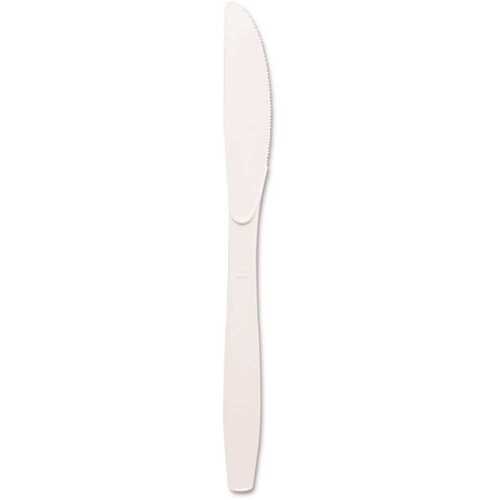 DIXIE DXEKM217 Medium Weight Polystyrene Knives, White