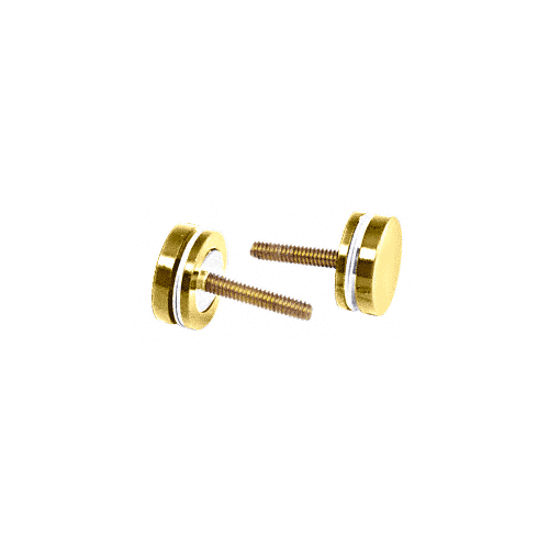 Polished Brass Replacement Washer/Stud Kit for Single-Sided Solid Pull Handle