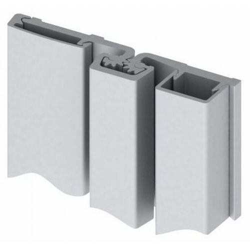 83" Full Surface Heavy Duty Frame Face Dimension Roton Hinge Clear Anodized Aluminum Finish