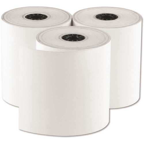 Ncco National Checking Register Roll 3.13 X 200'' 1 Ply White Thermal Pos Front Of House, 30 Roll