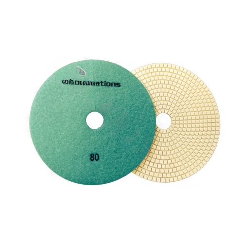 C.L. Industries HYDDISC80D7RES 7" Resin Polishing Pad 80 Grit